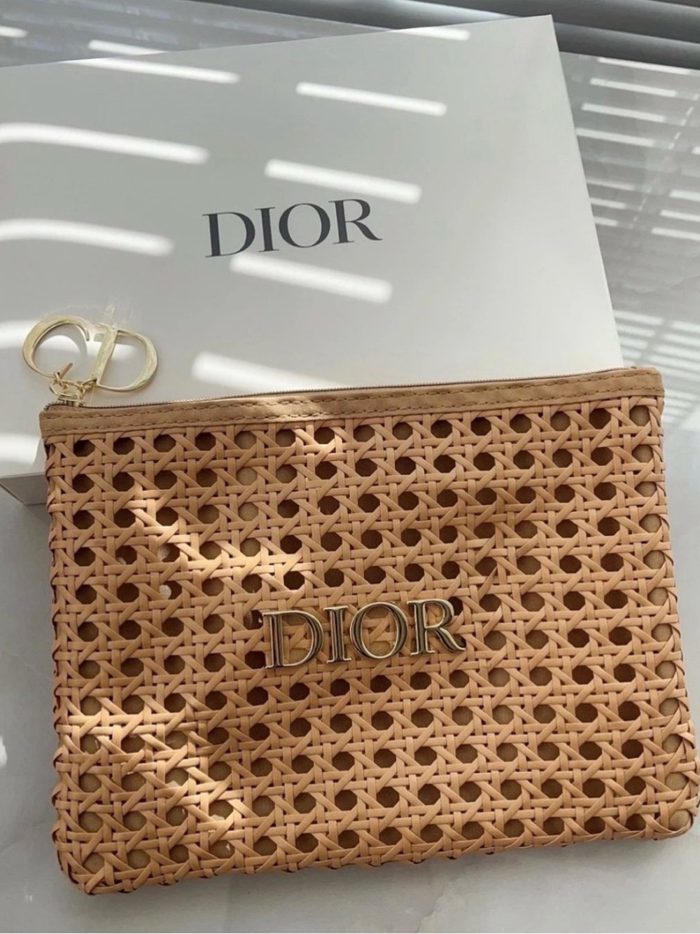 GWP- Tan Woven Clutch (2026 Collection)